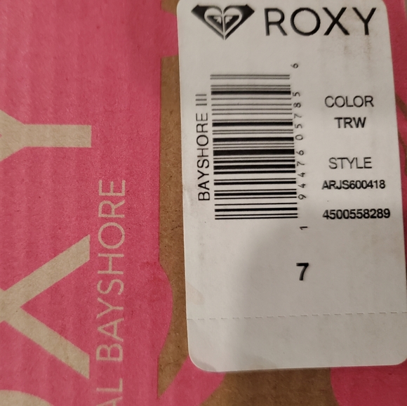 Roxy Bayshore III Multi-Color Striped Sneakers - Picture 4 of 4
